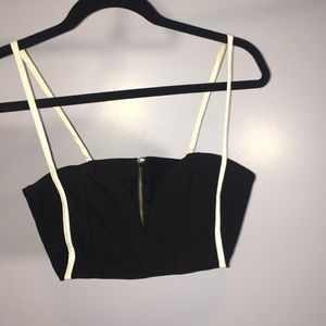 Structured Crop Top